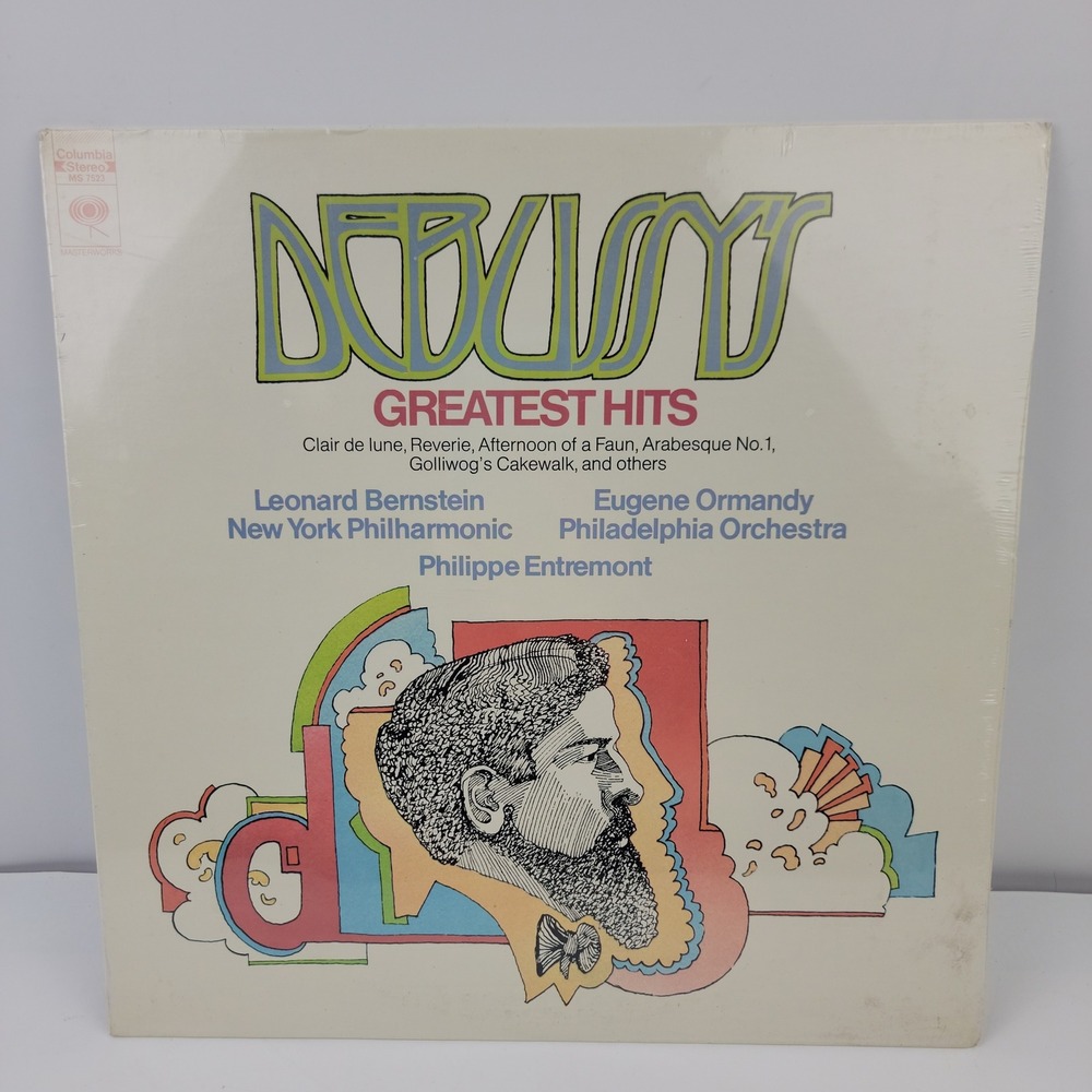 Debussy's Greatest Hits Vinyl LP Leonard Bernstein Eugene Ormandy MS 7523 NEW